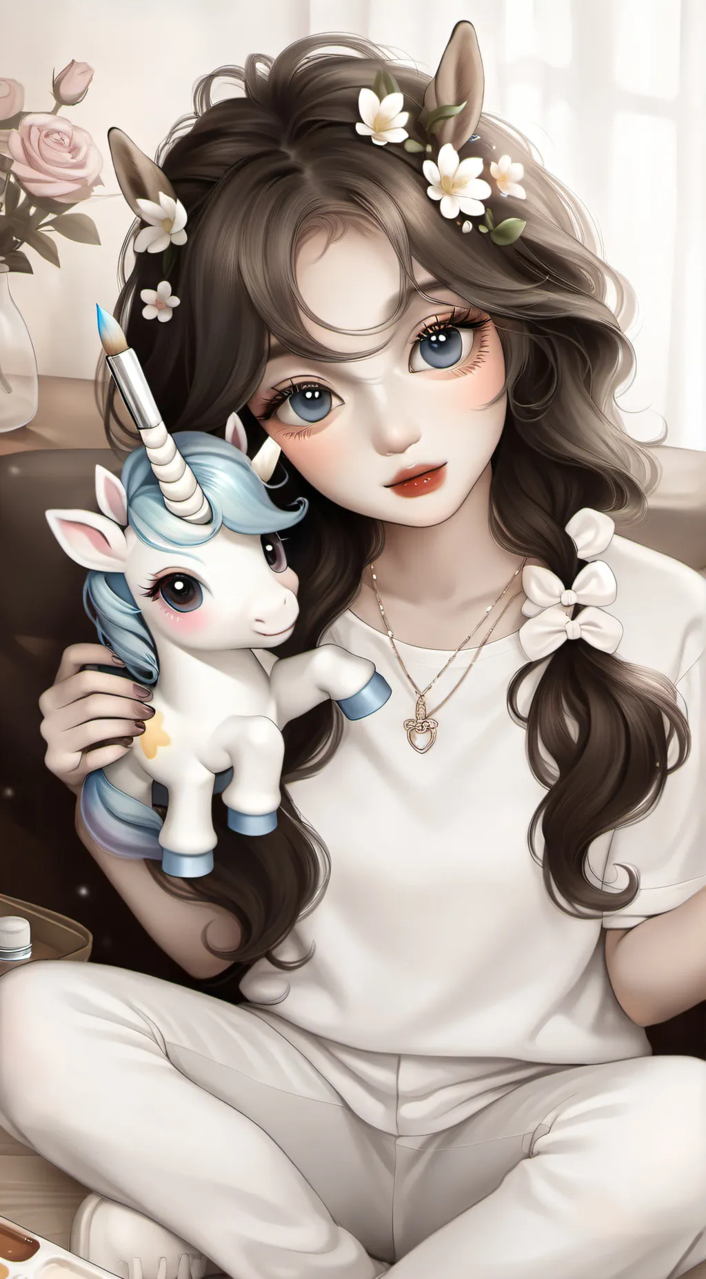 ai character: Craftycorn (past) background