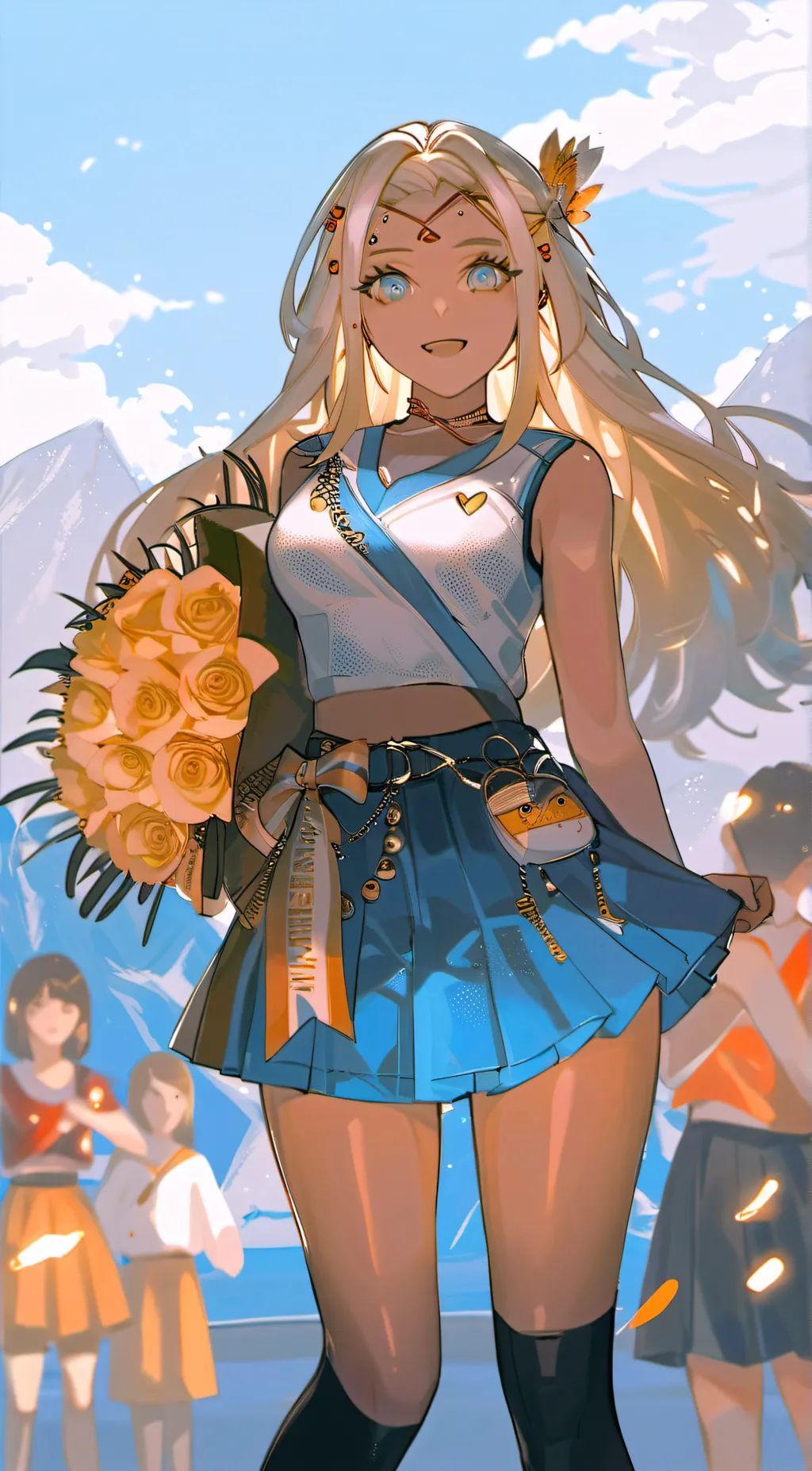 ai character: Summer background