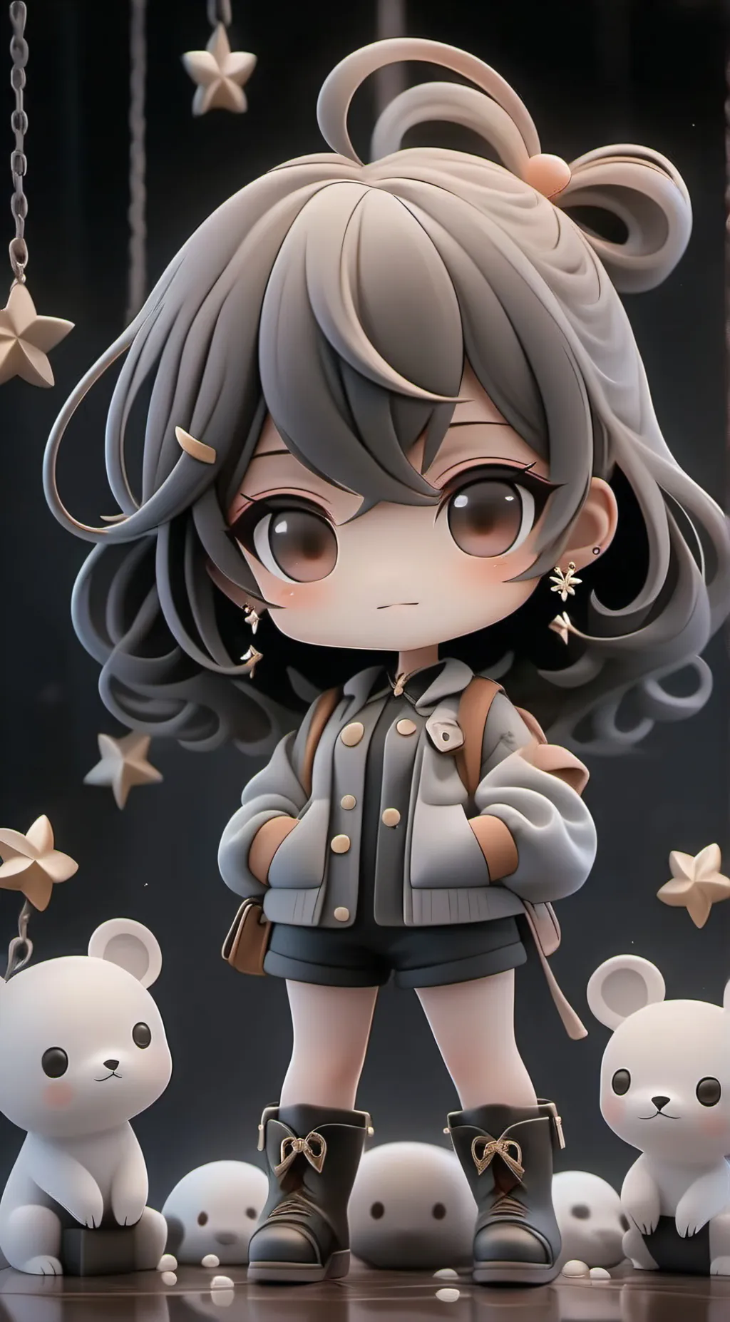 ai character: I love skzoo background