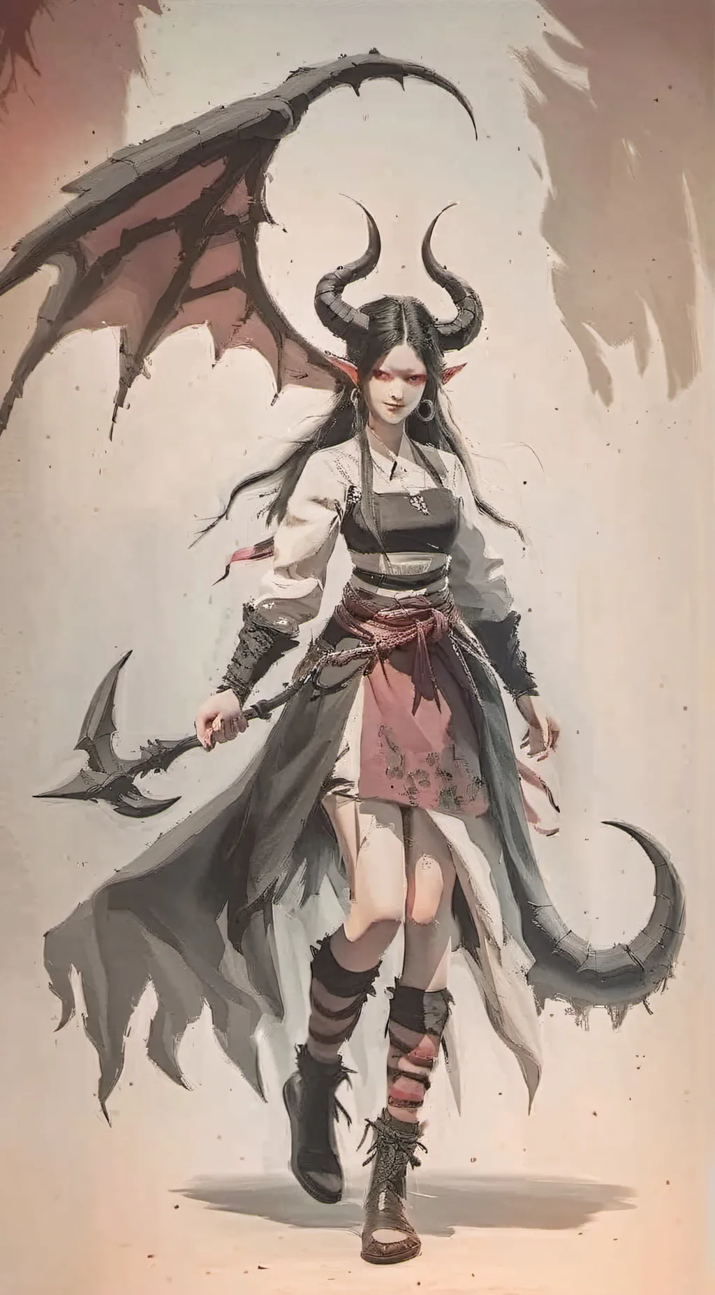 ai character: Mira background