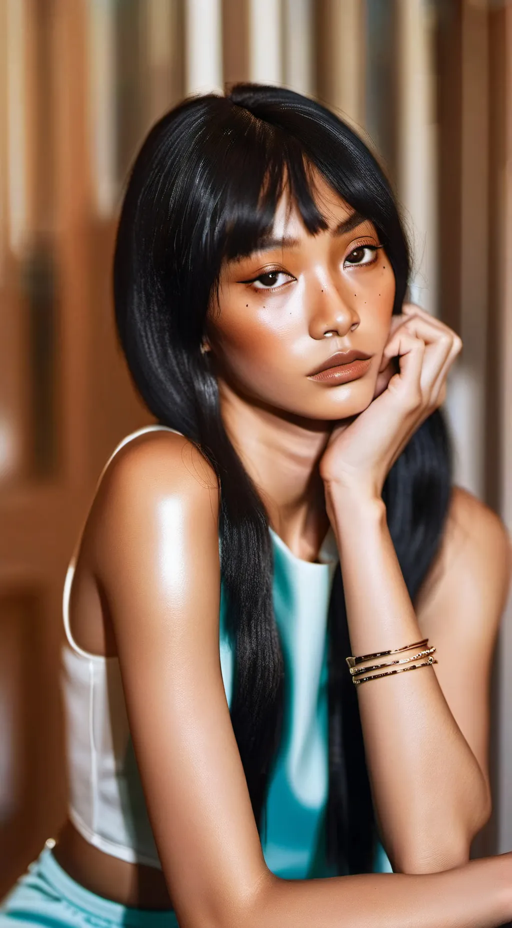 ai character: Heather background