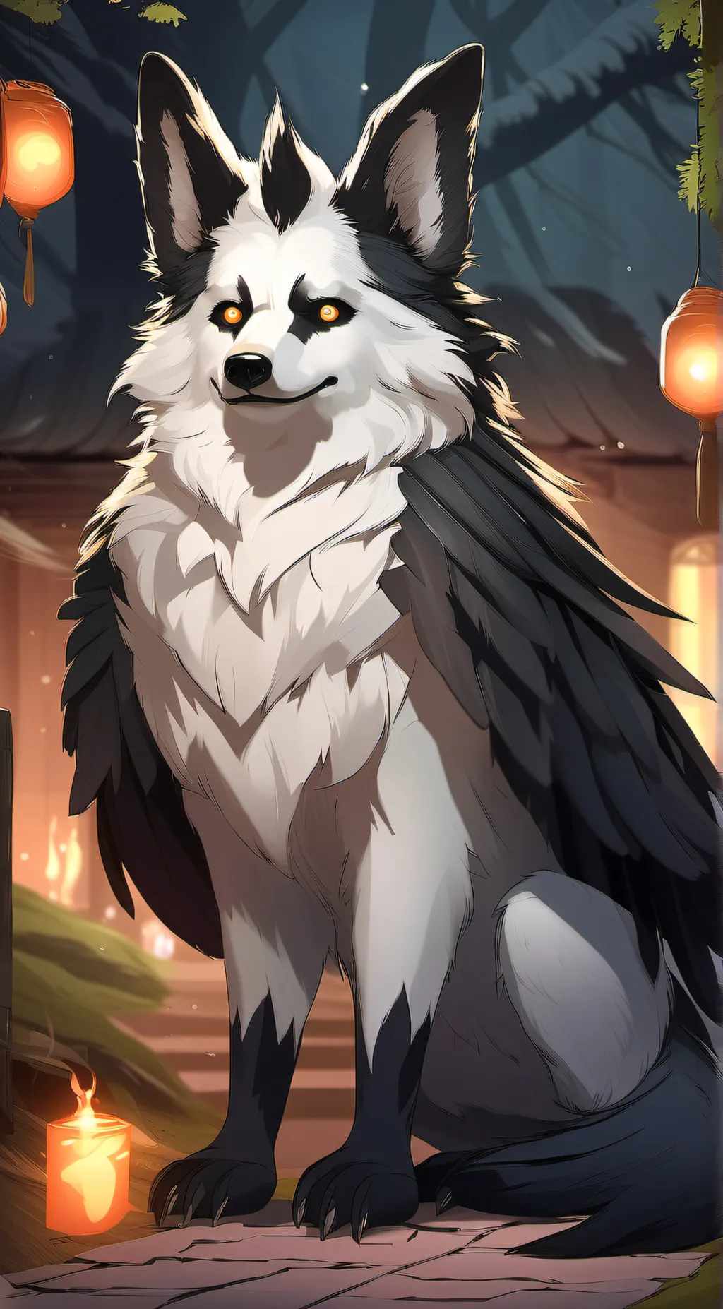 ai character: Oni background