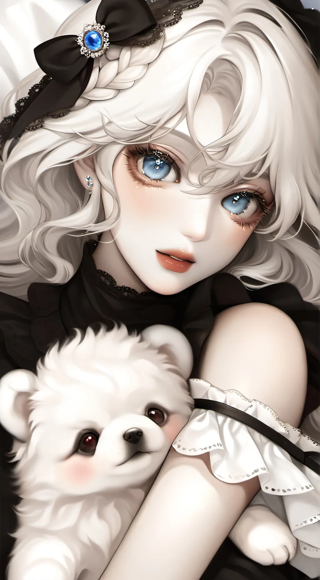 ai character: Fluffy background