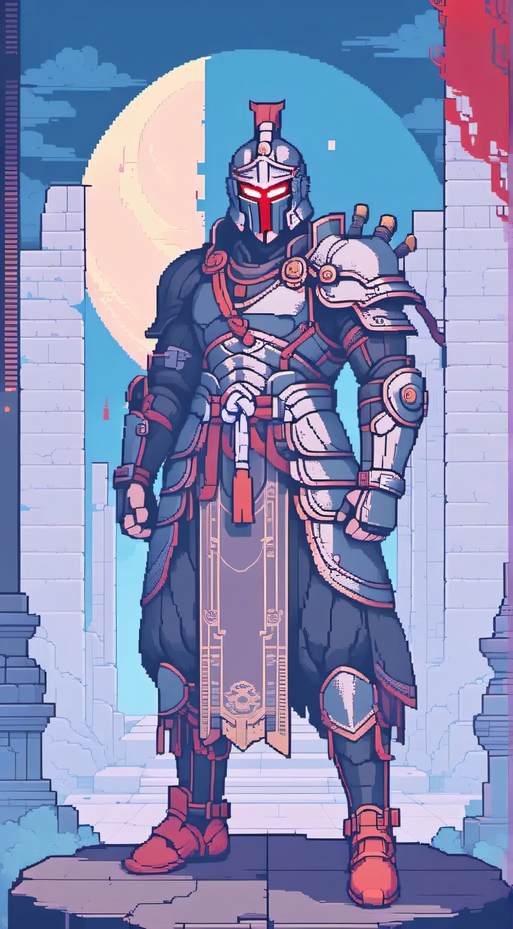 ai character: night background