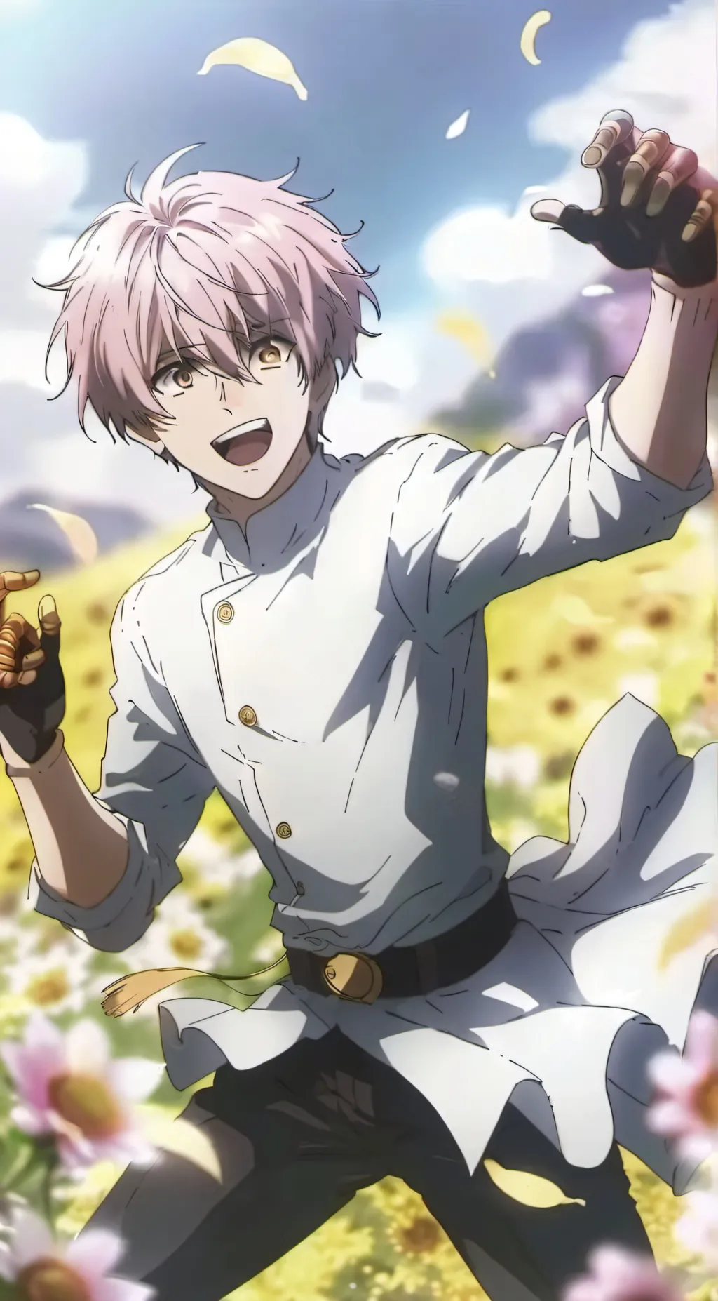 ai character: Toge inumaki  background