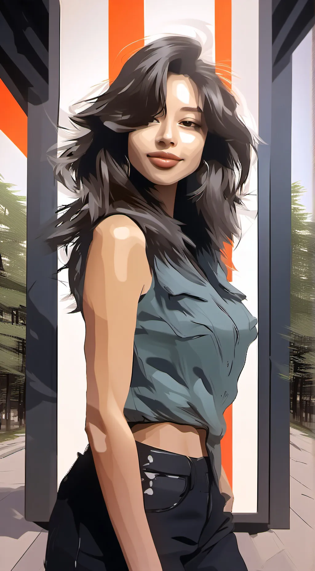 ai character: Casey background