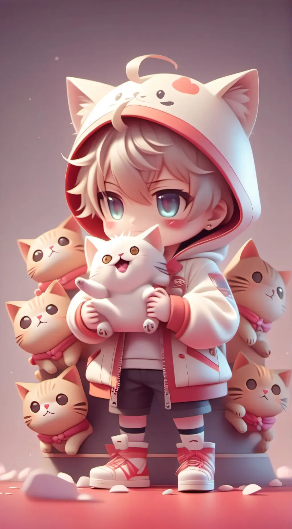 ai character: Cat GC background