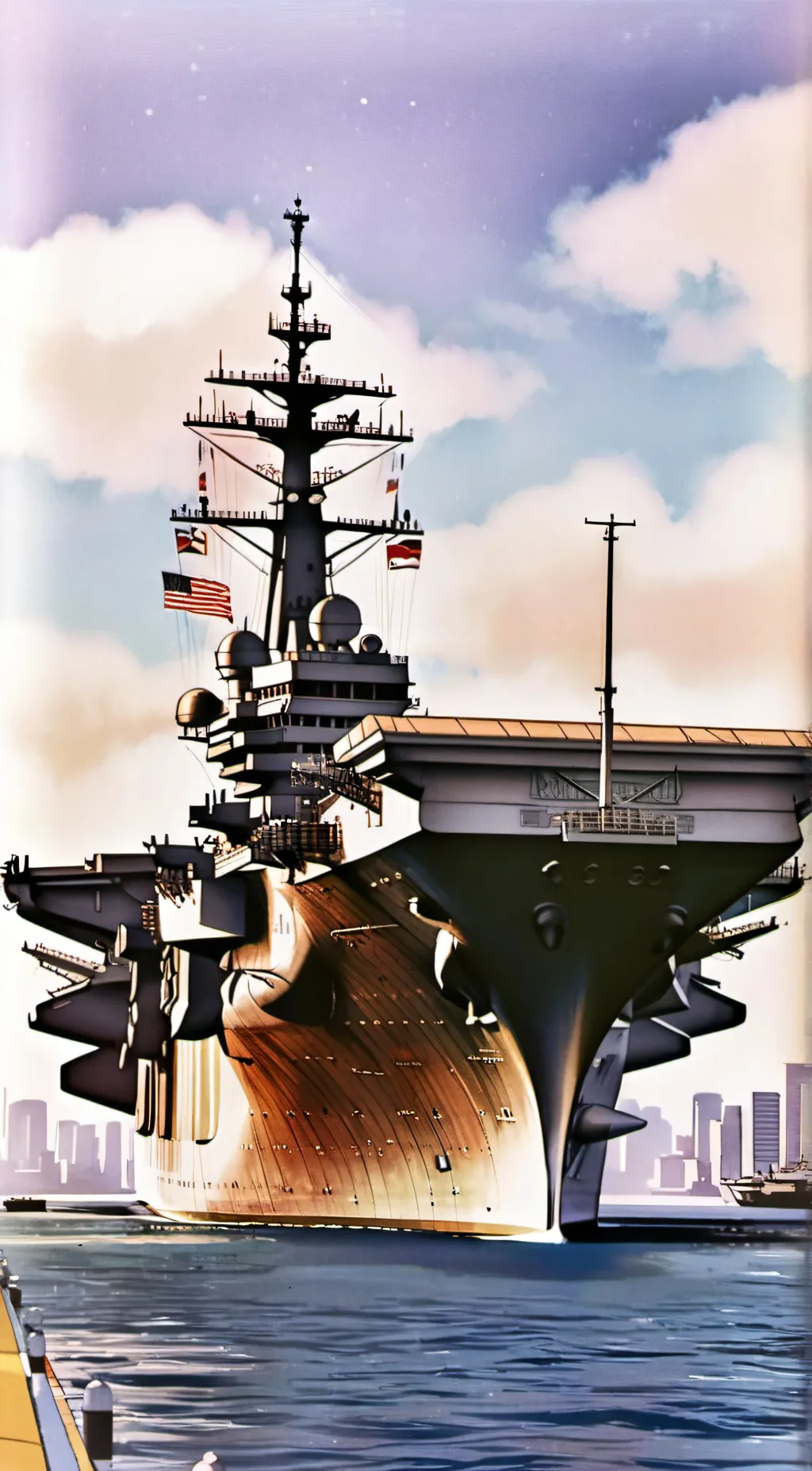 ai character: USS Midway (CV-41) background