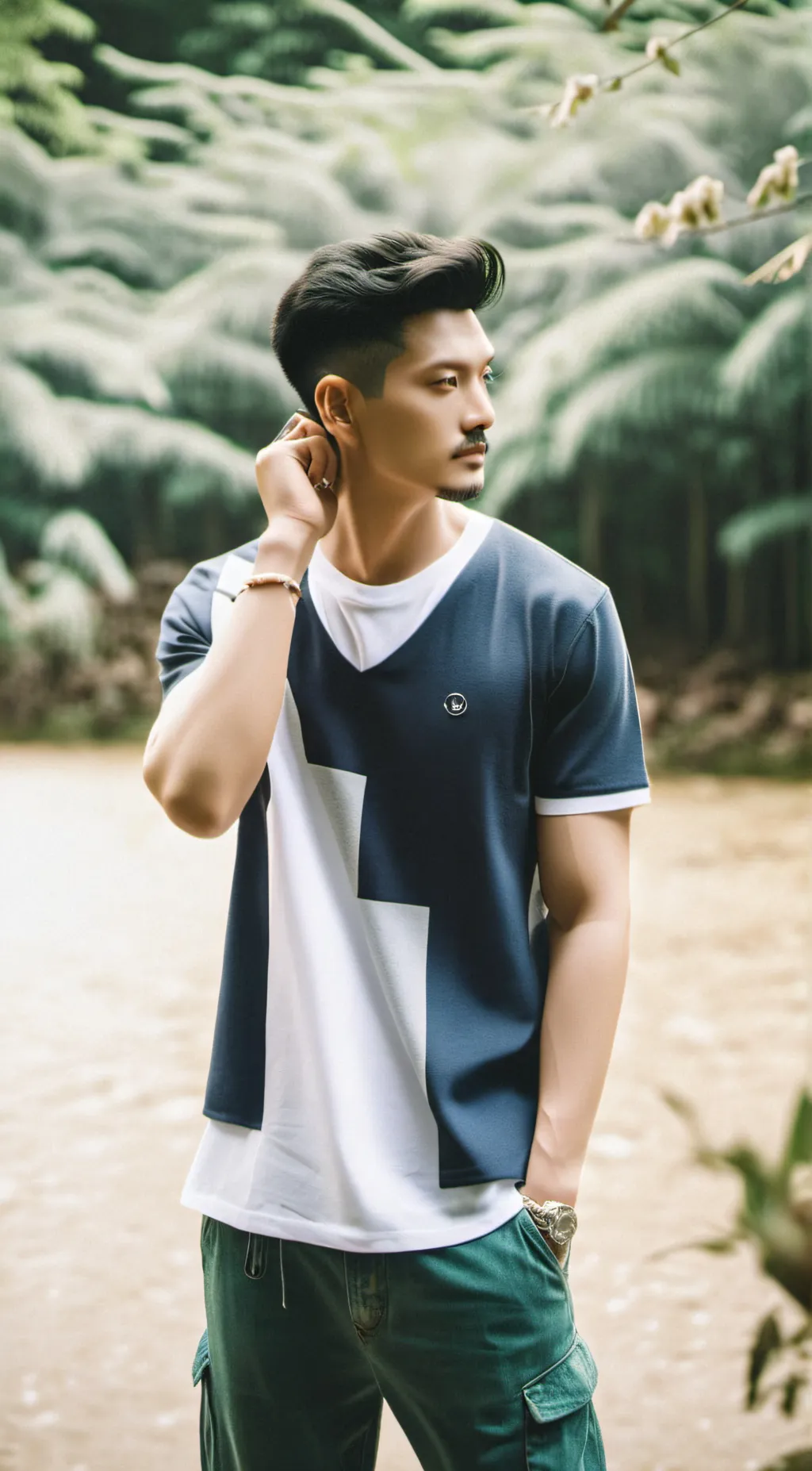 ai character: Jay Clarke twin background