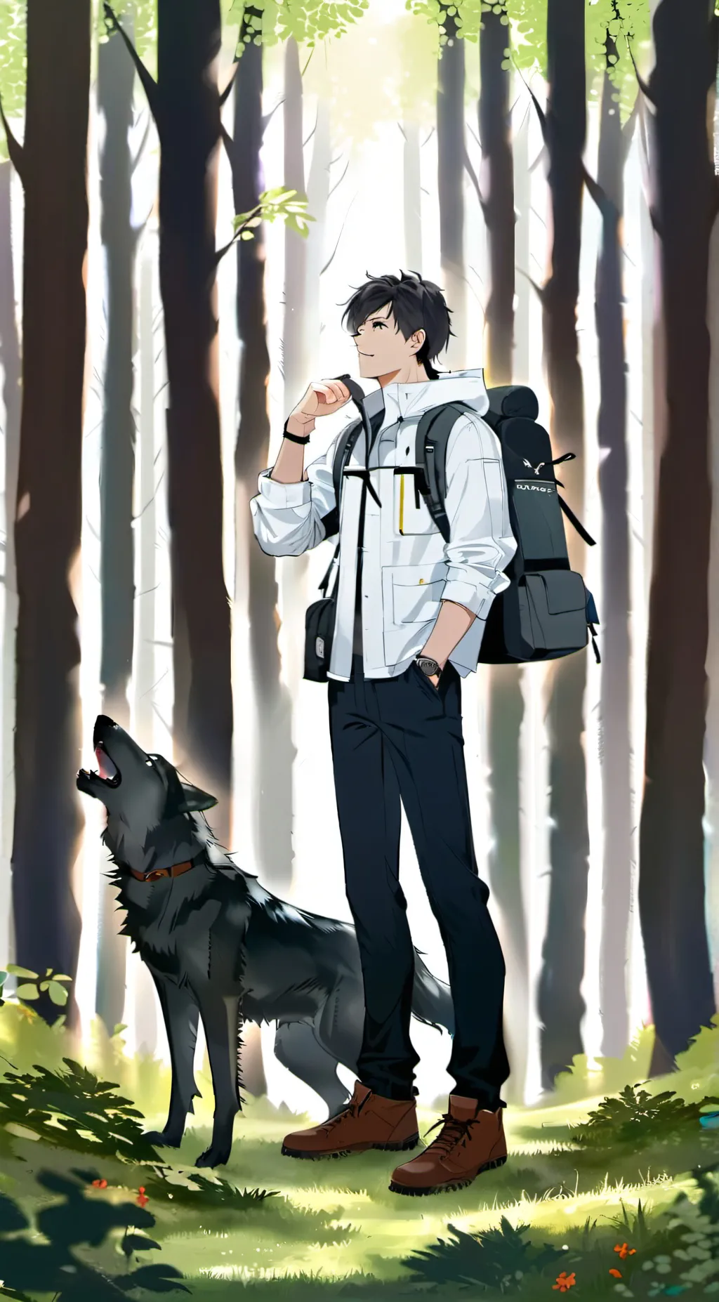 ai character: Zack  background