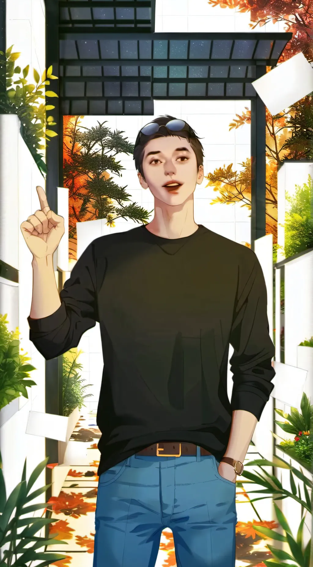 ai character: Pott background