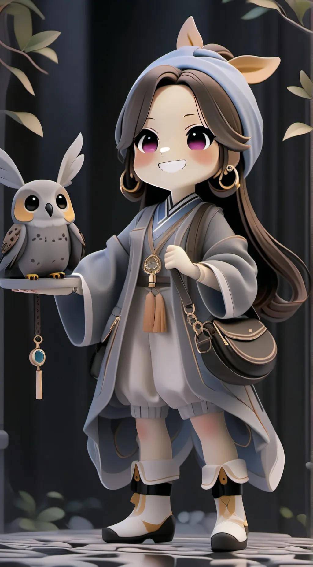 ai character: Cute background