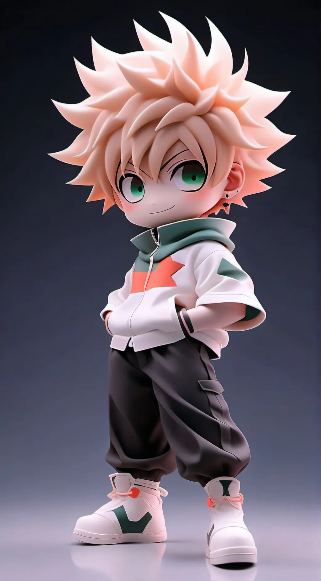 ai character: Bakugo  background