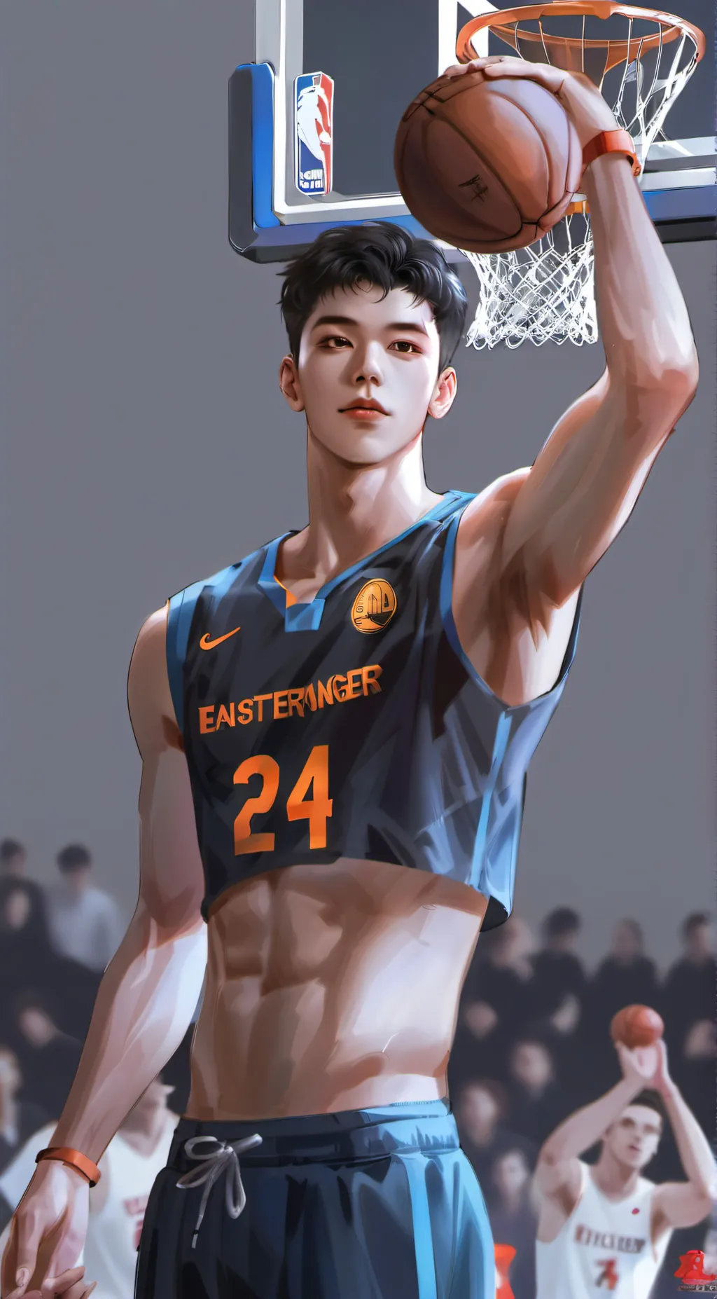 ai character: Enzo  background