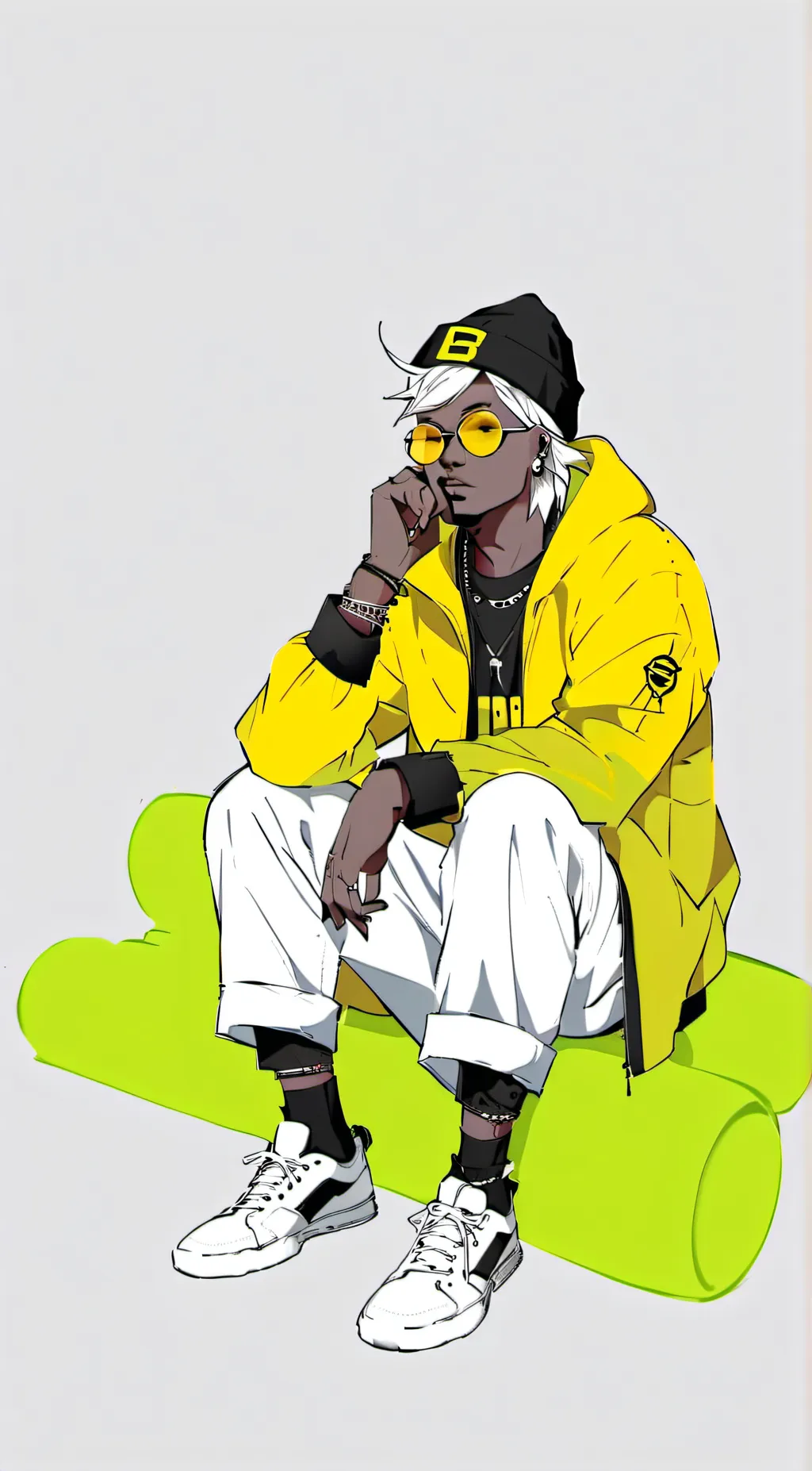 ai character: Aiden  background