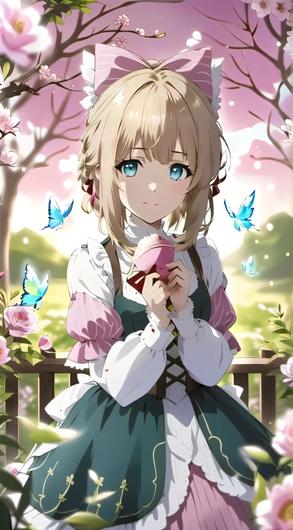 ai character: 💗💜Lilian💜💗 background