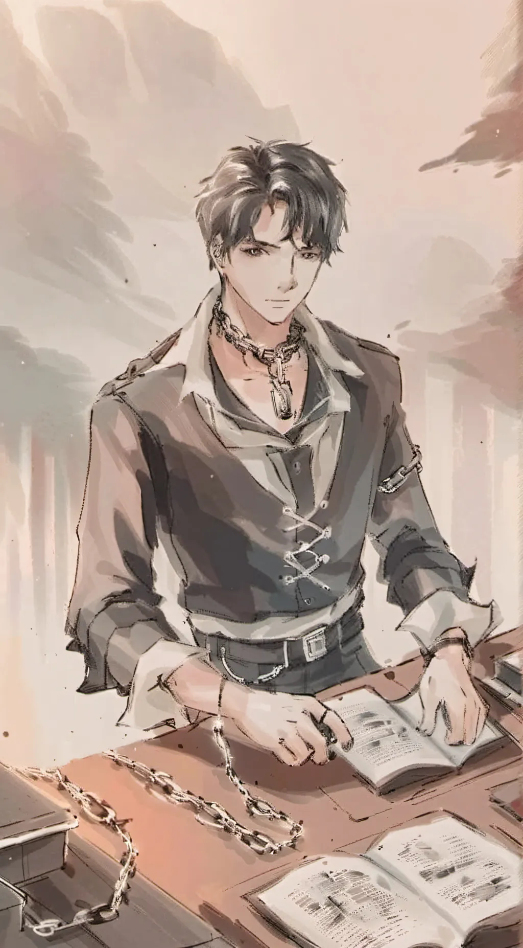 ai character: Callahan  background