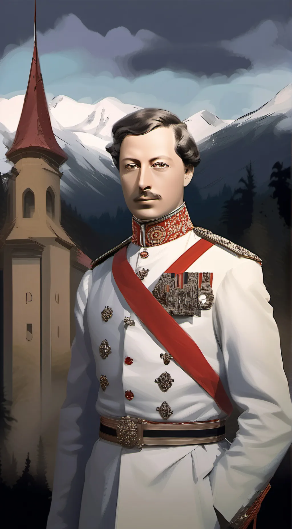 ai character: Prince Edward  background