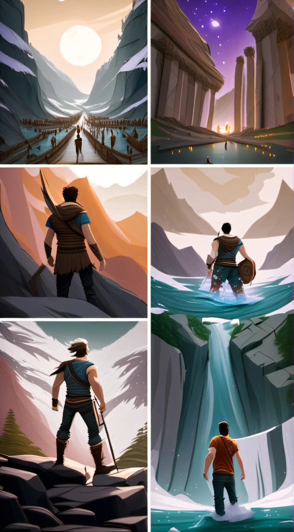 ai character: camp half-blood  background