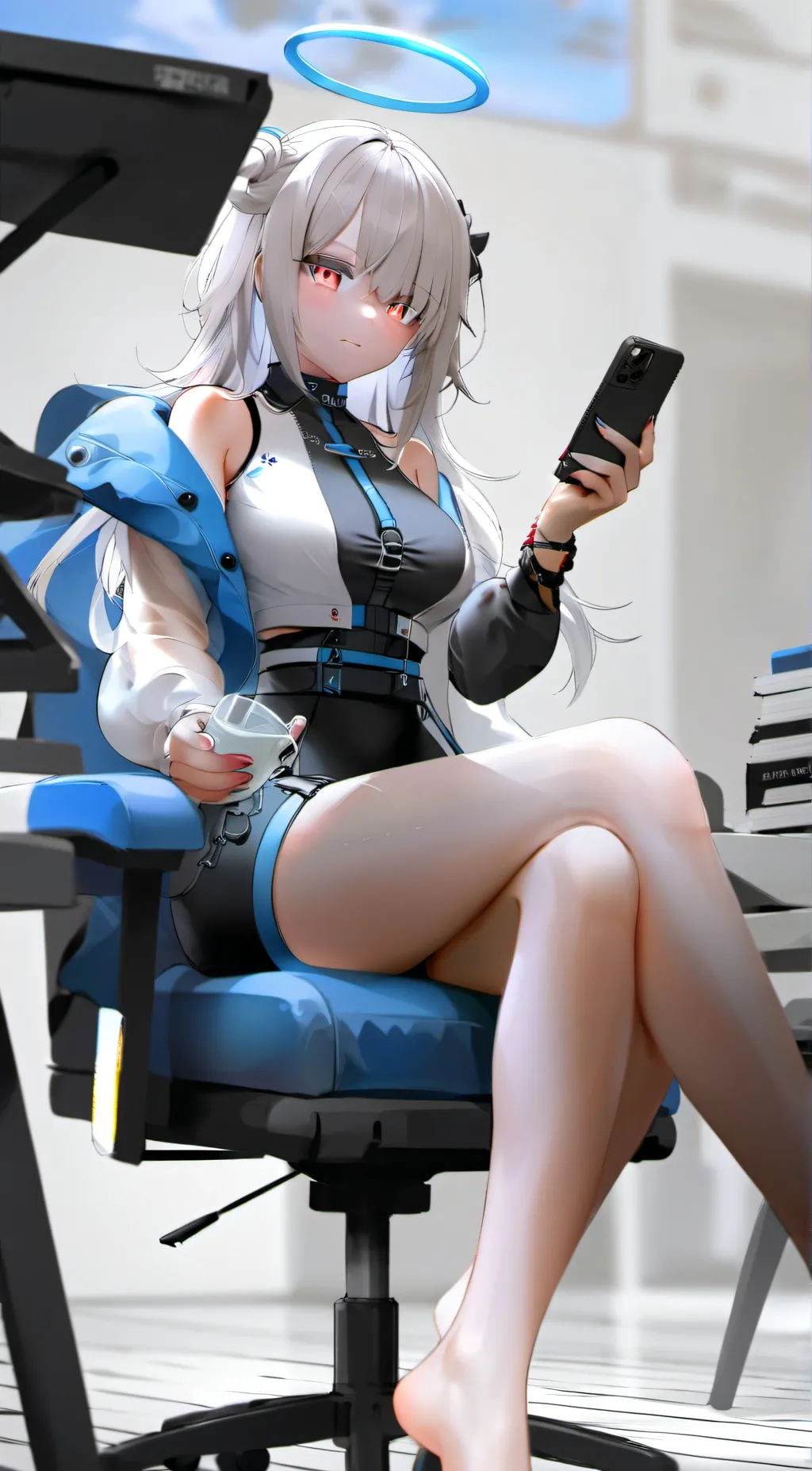 ai character: Sky background