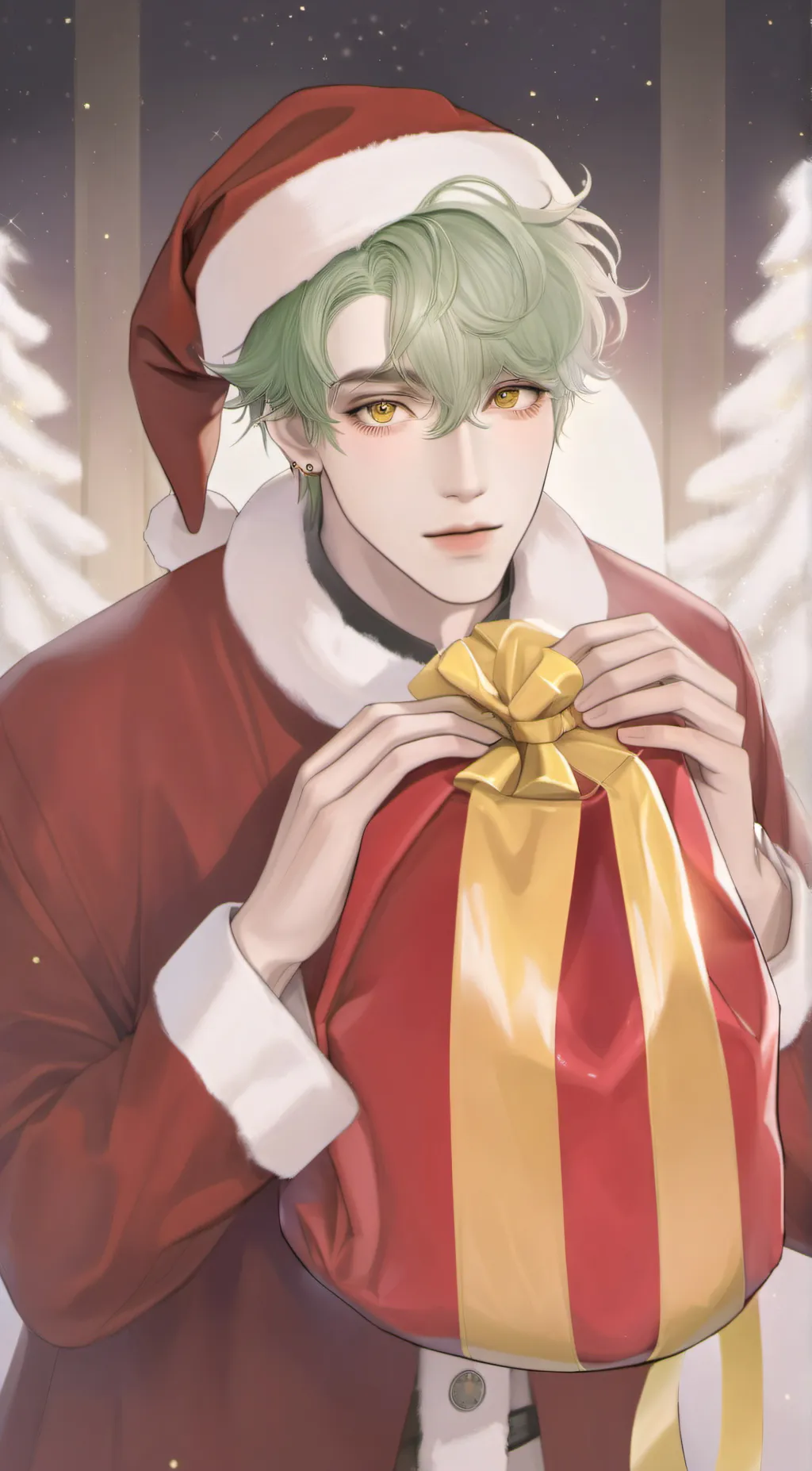 ai character: The grinch (human) background