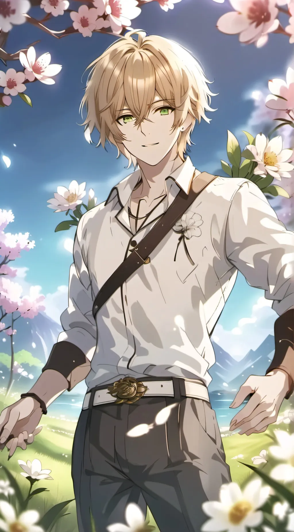 ai character: aaron background