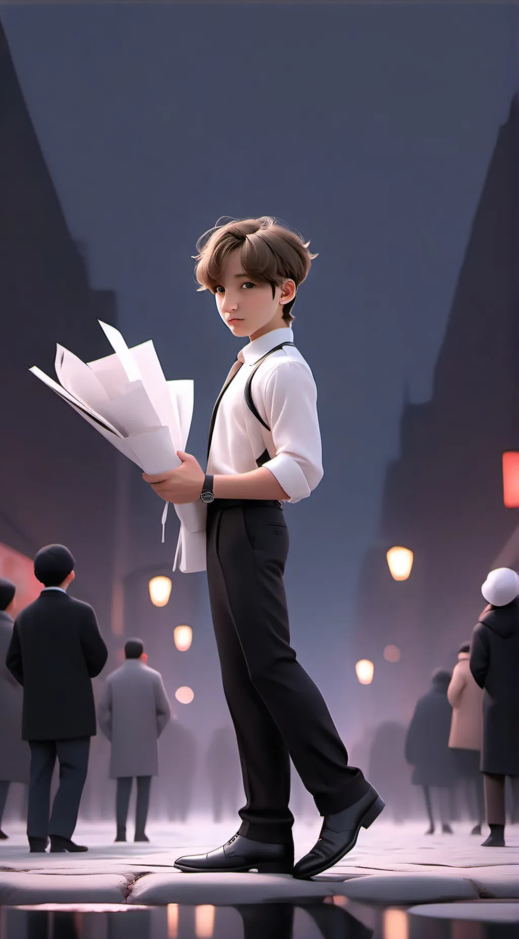 ai character: Max background