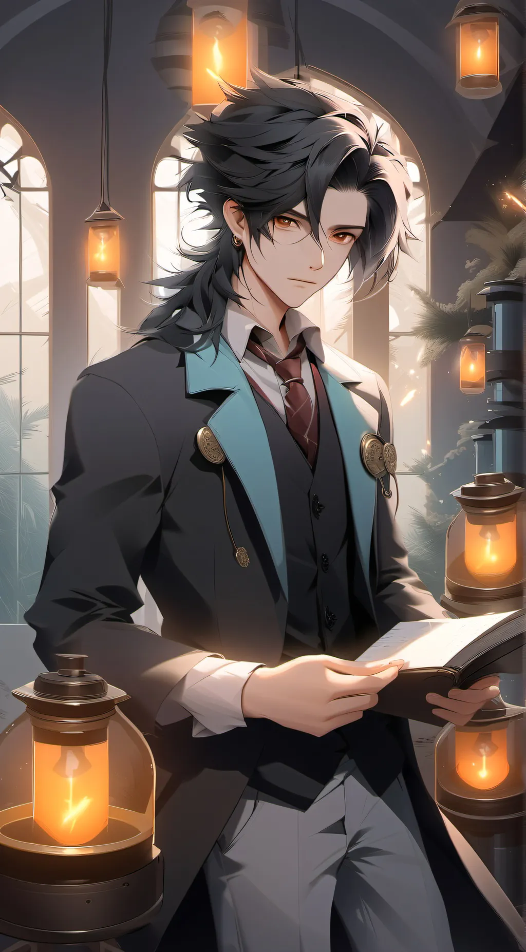 ai character: Dr. Love  background