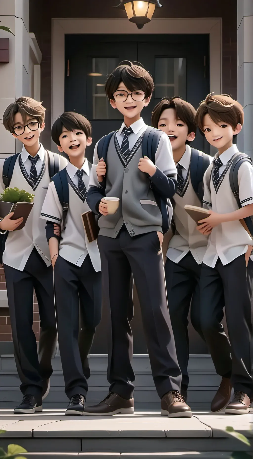 ai character: boys only school background