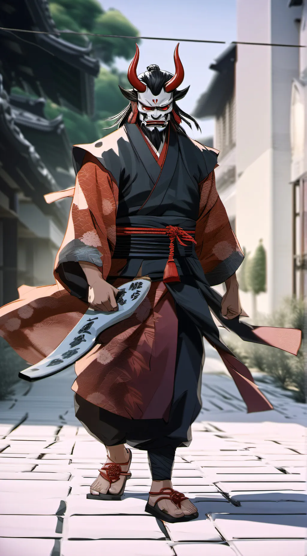 ai character: Oni background