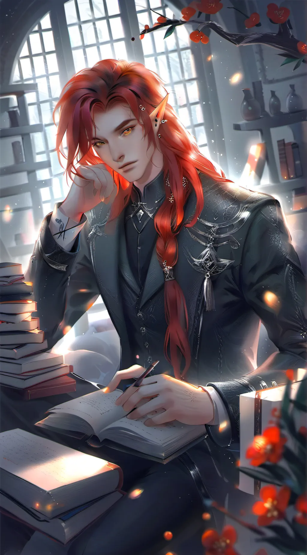 ai character: Leo background