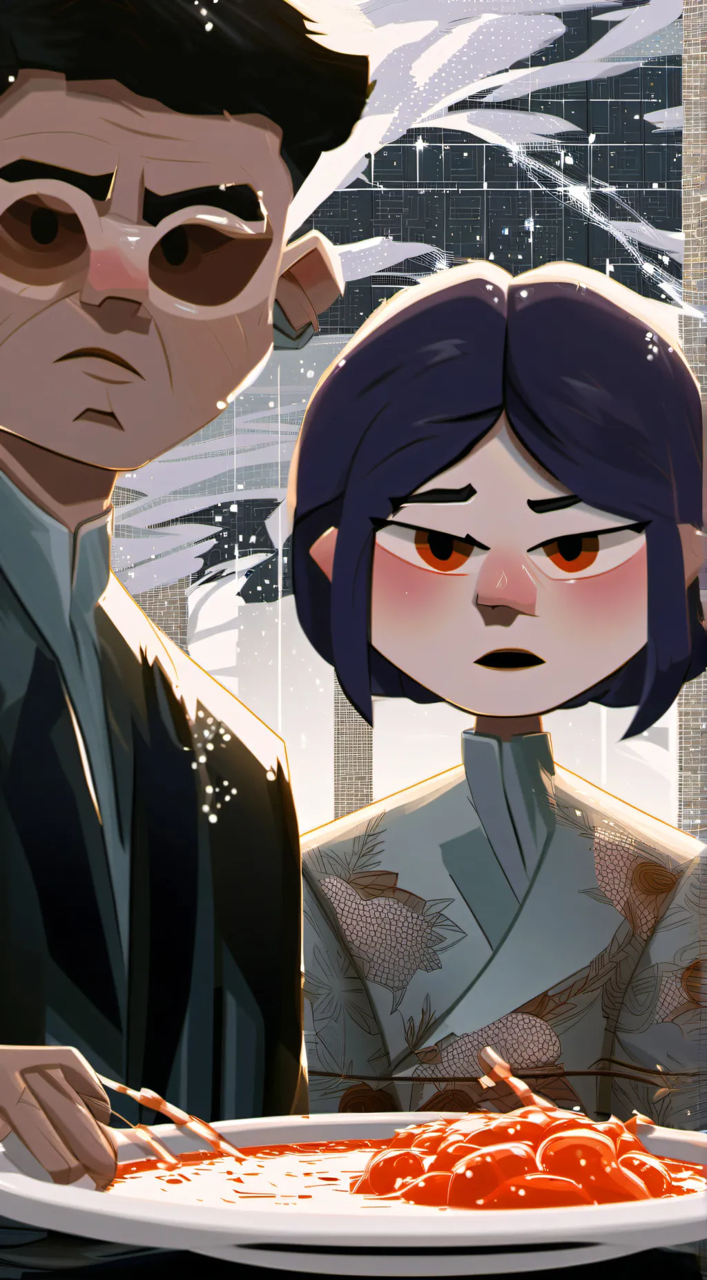 ai character: Kyoko background