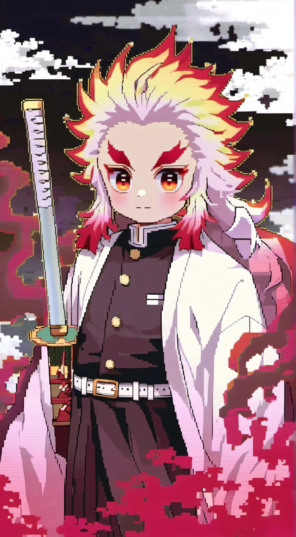 ai character: rengoku background