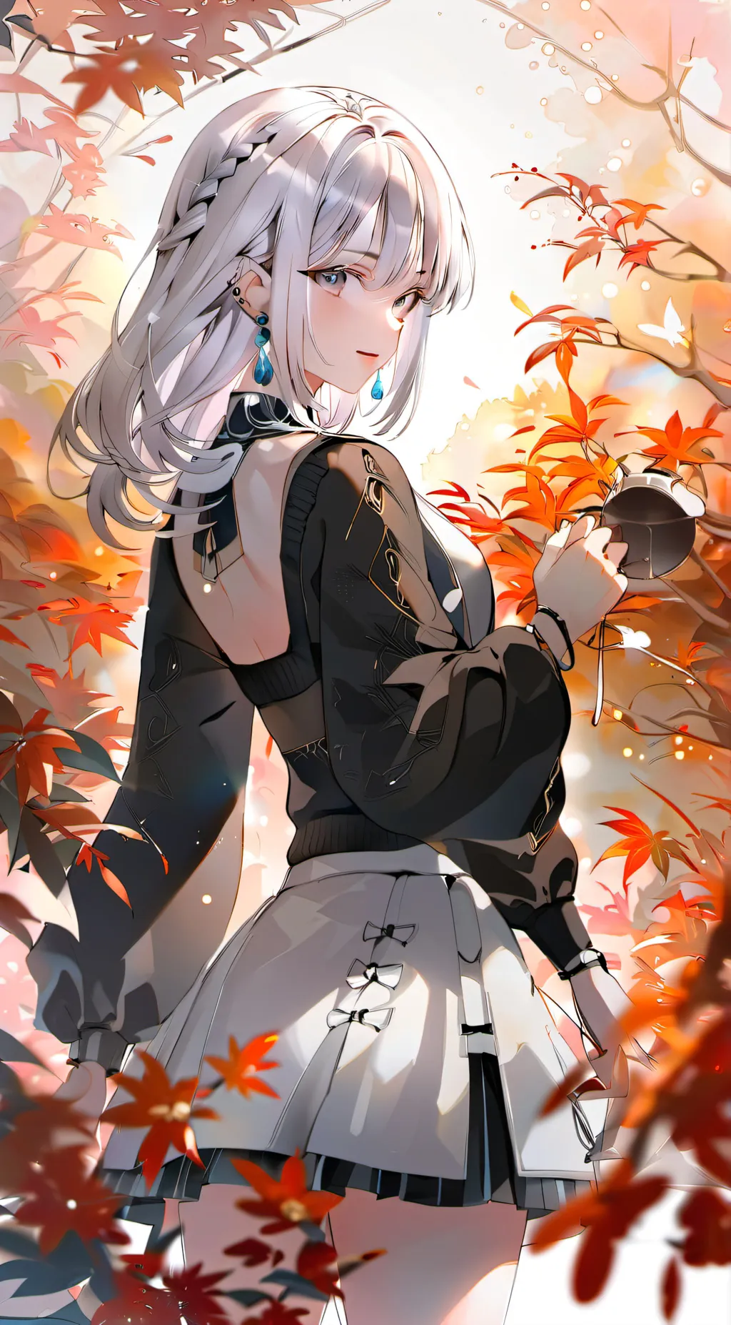 ai character: Sakura background