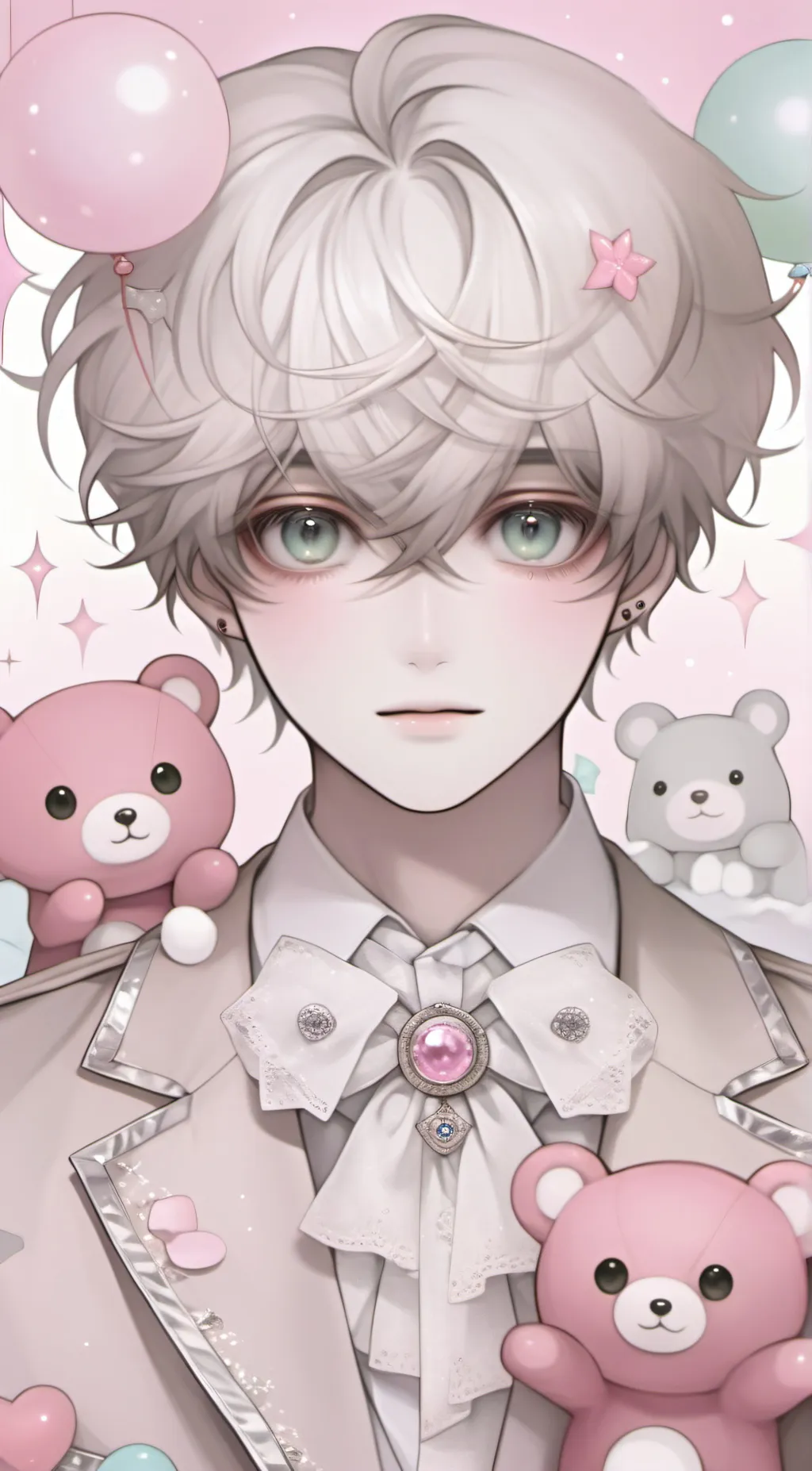 ai character: ash background