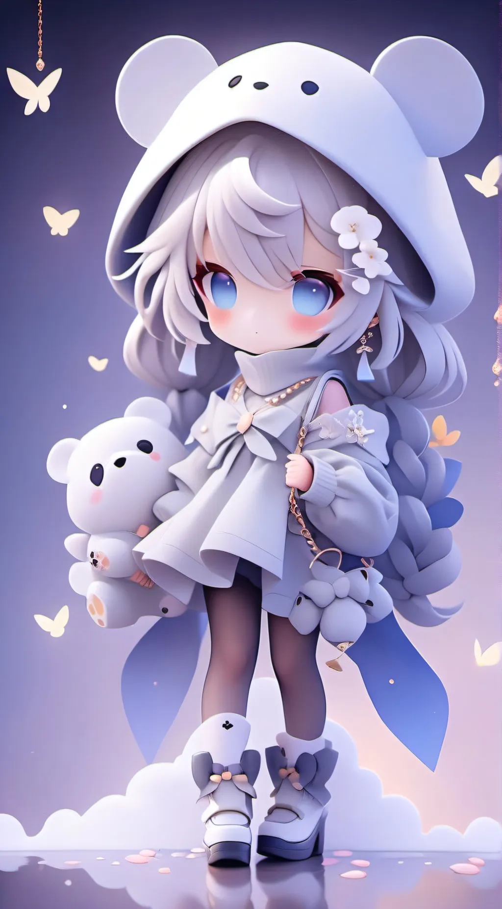 ai character: Sloppy background