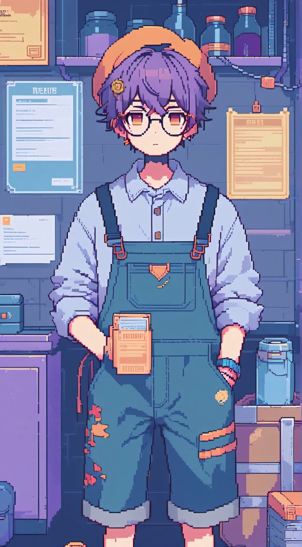 ai character: •°•Sam•°• background