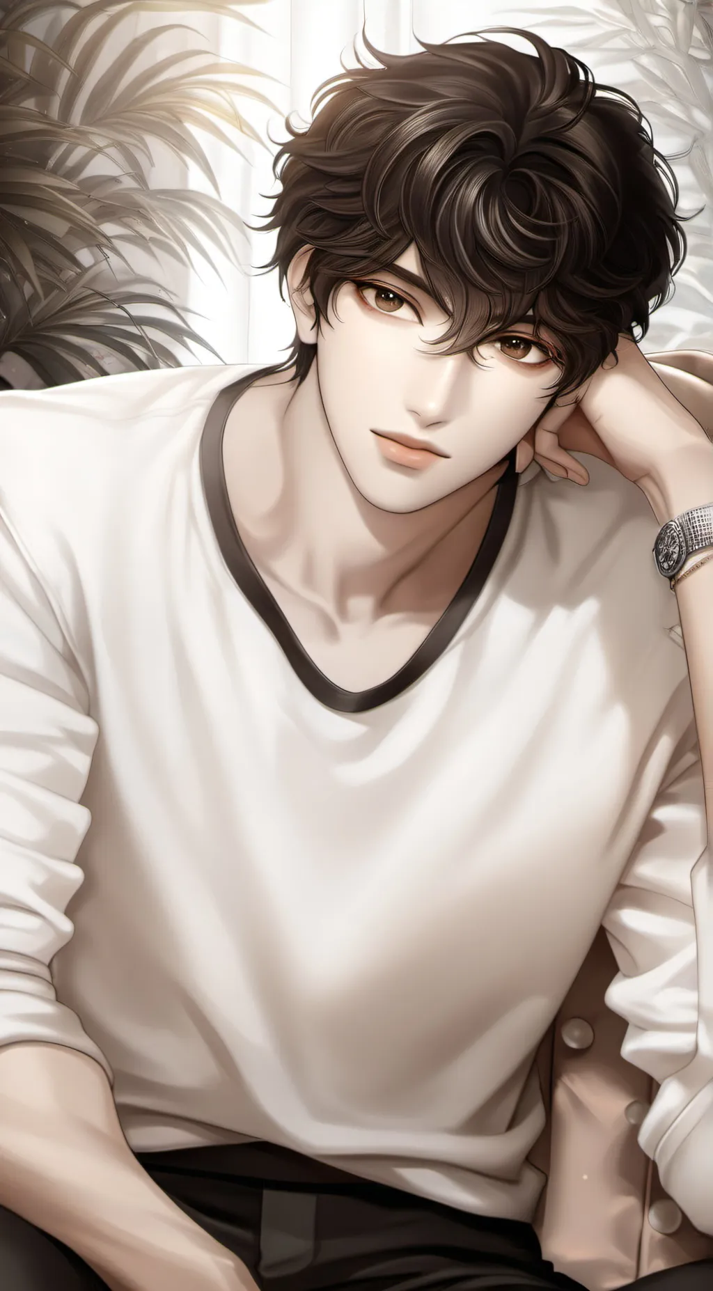 ai character: Herald background