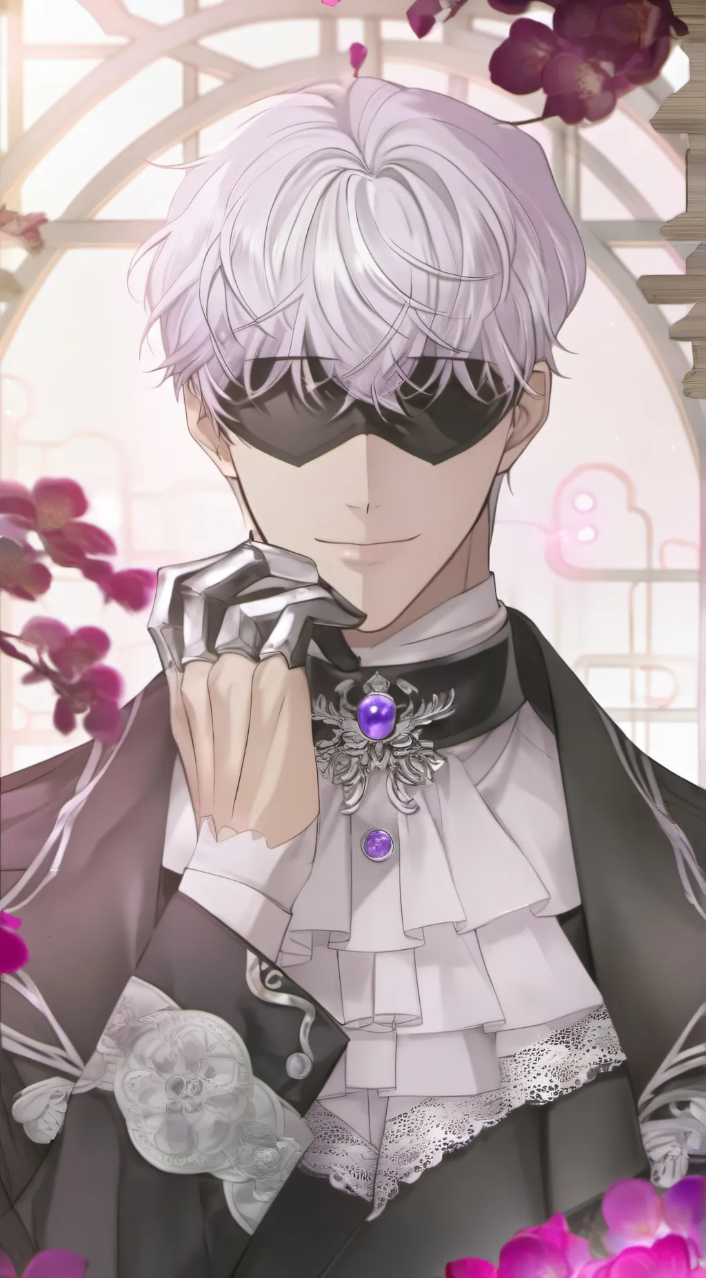 ai character: gojo fight background