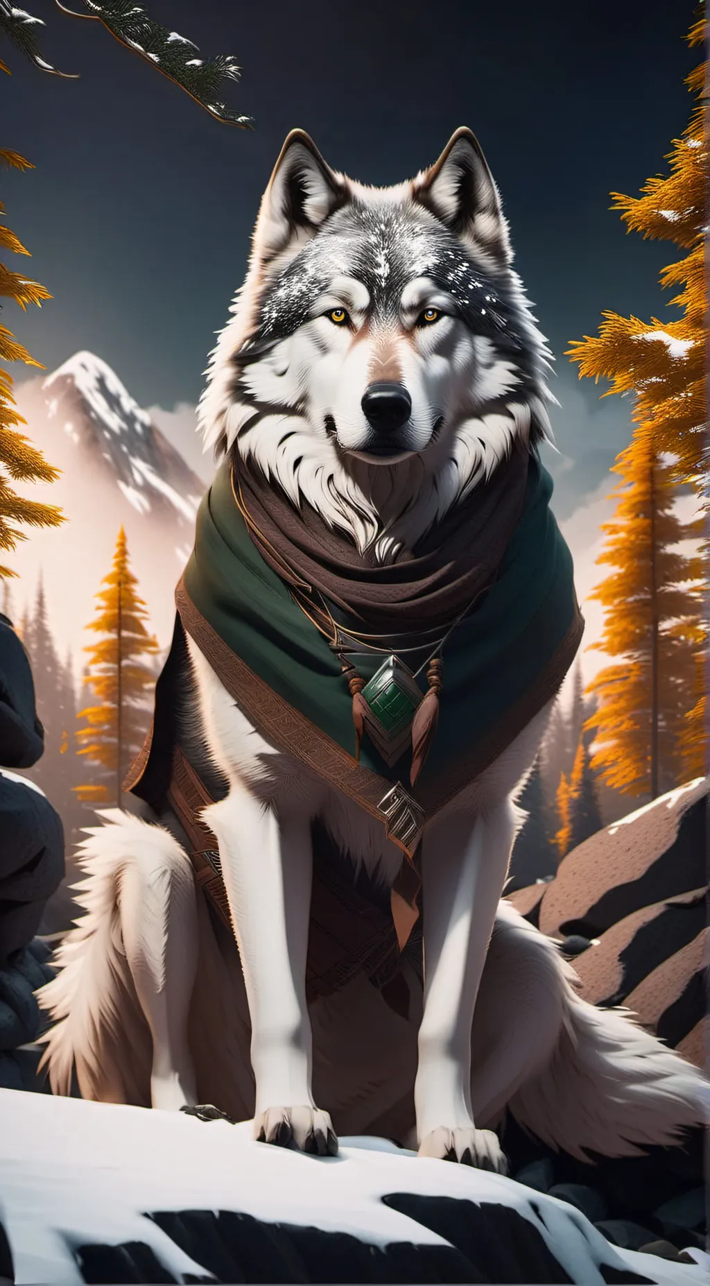 ai character: rabit fang background