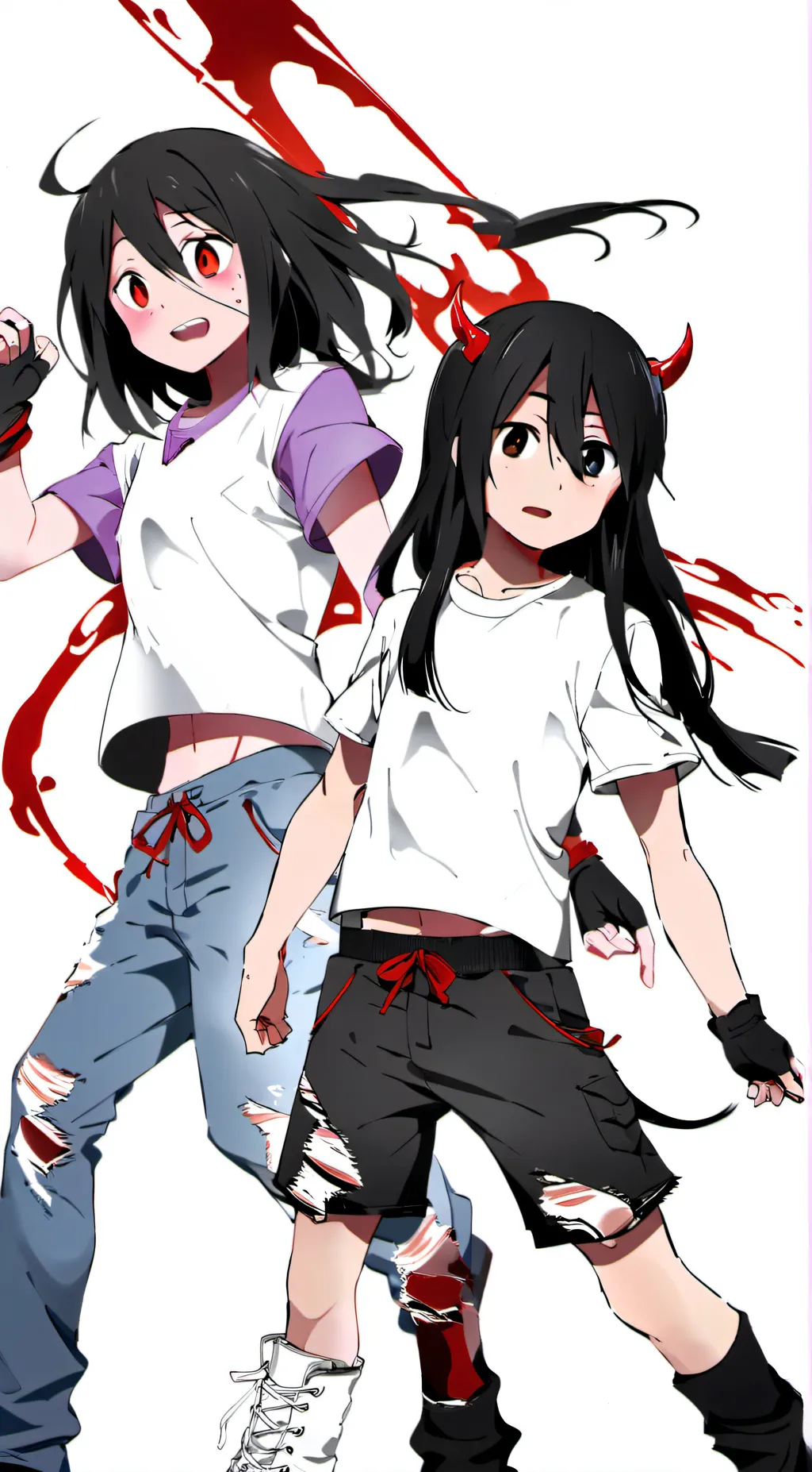 ai character: May, Maya, Jack background