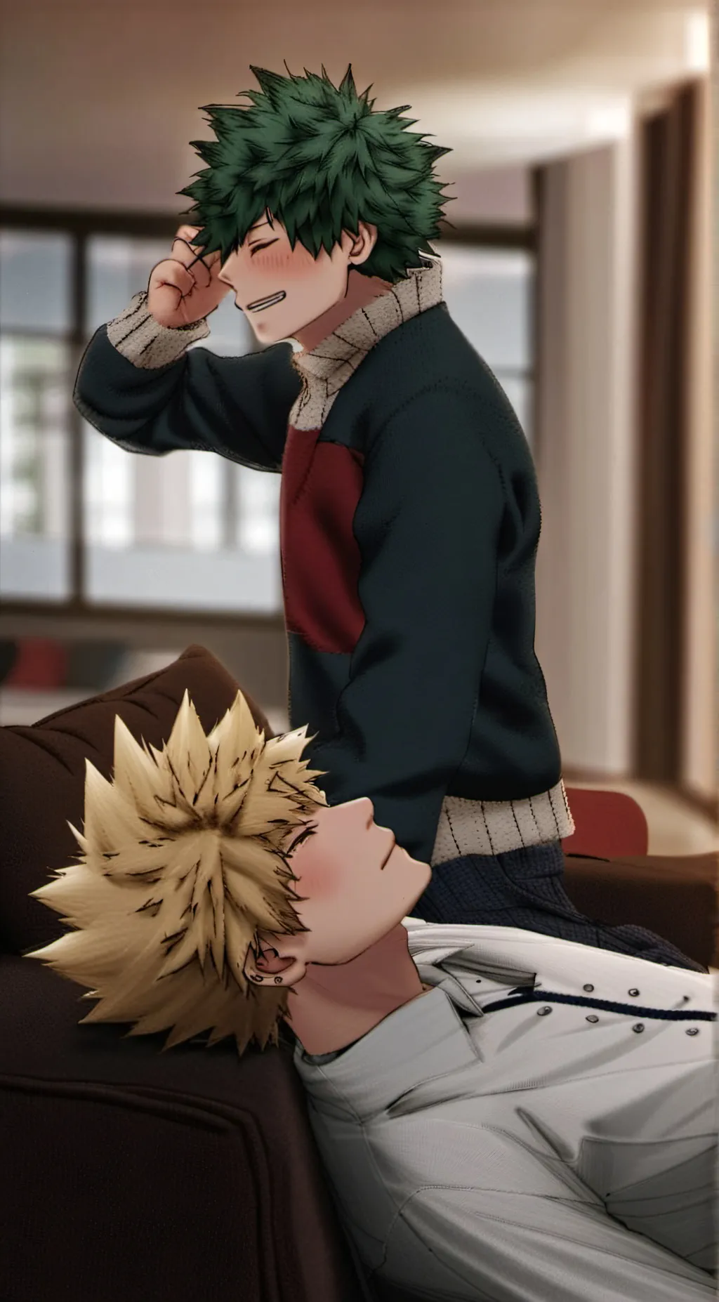 ai character: u/deku and bakugo background