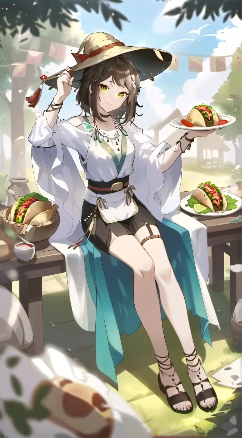 ai character: karma  background