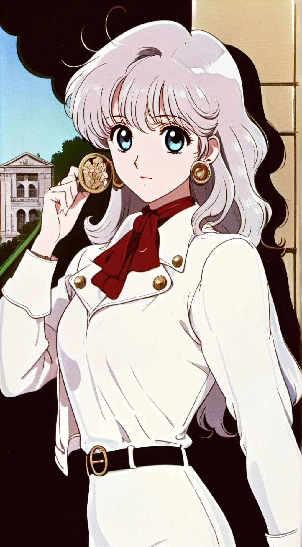 ai character: Hailey  background