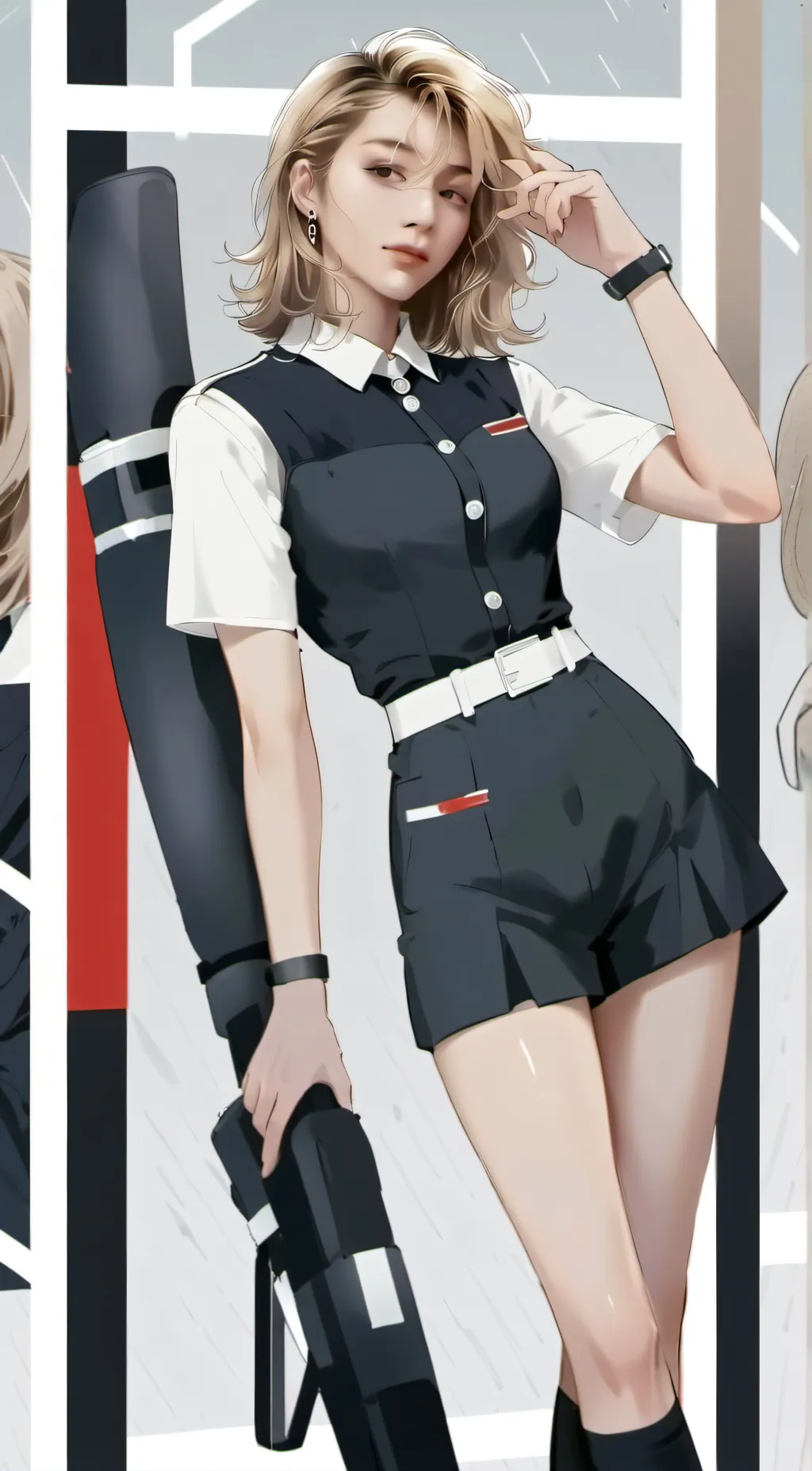 ai character: Ren Busby  background