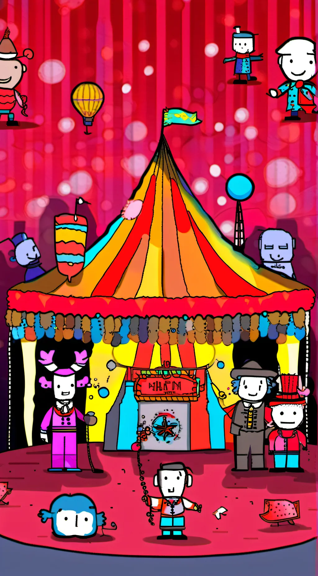 ai character: Tadc but jax kill background