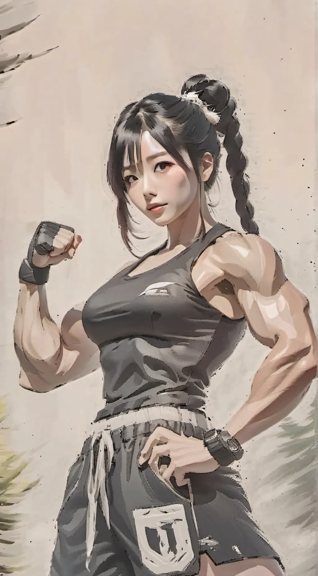 ai character: amy rose background