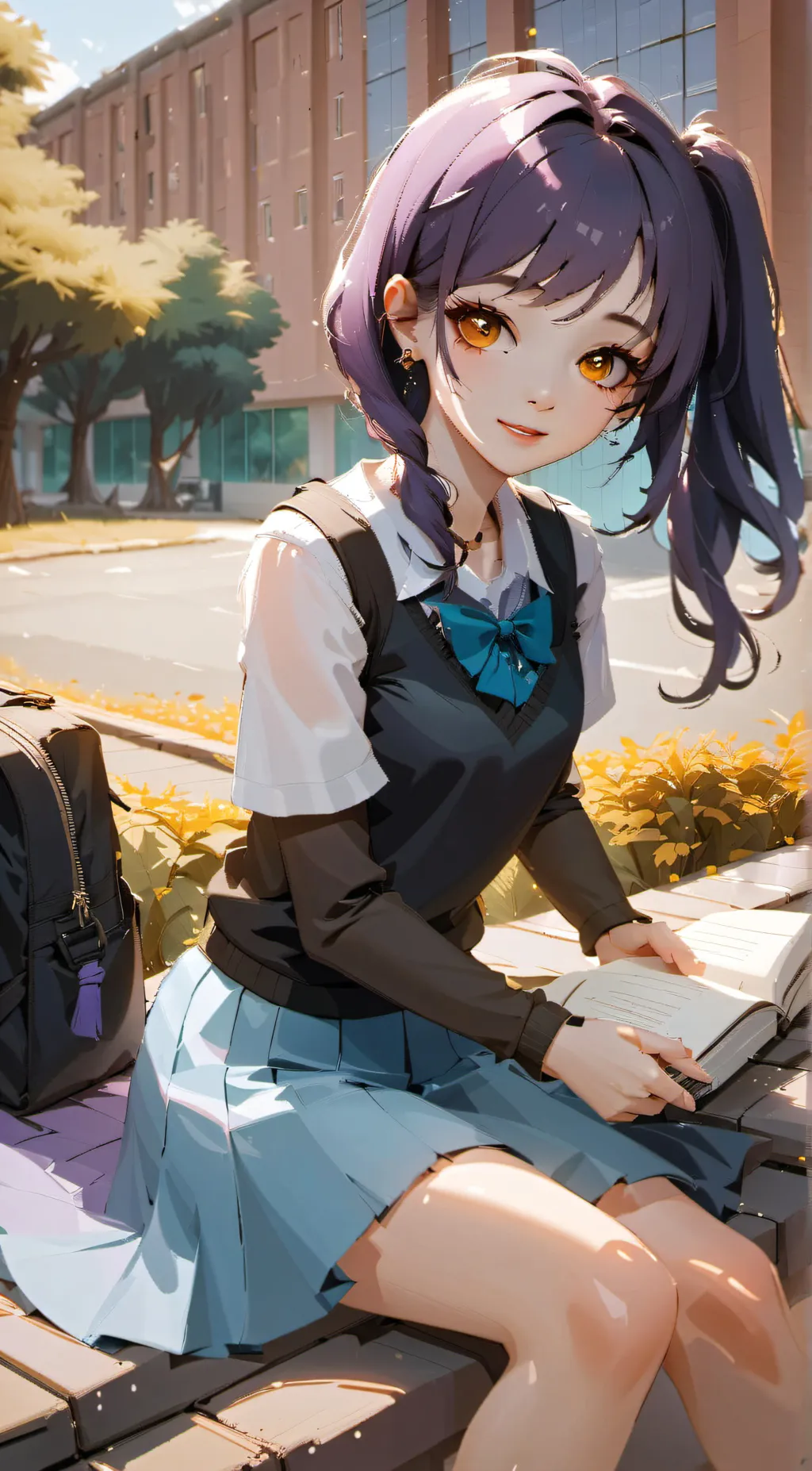 ai character: Ellaine Sophere  background