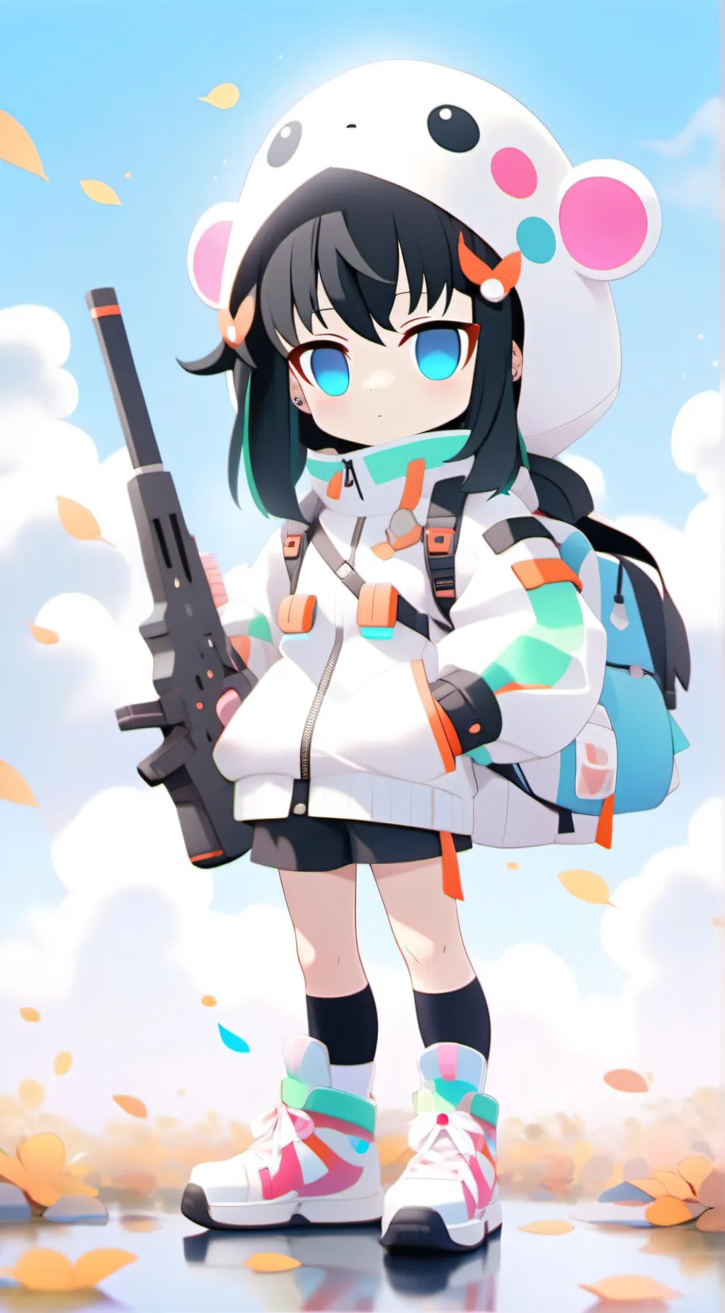 ai character: Pouf background