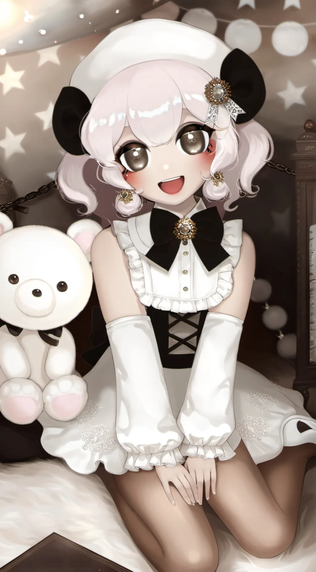 ai character: mocha background